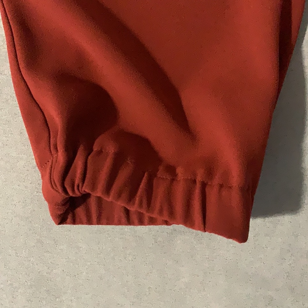 Rust color joggers